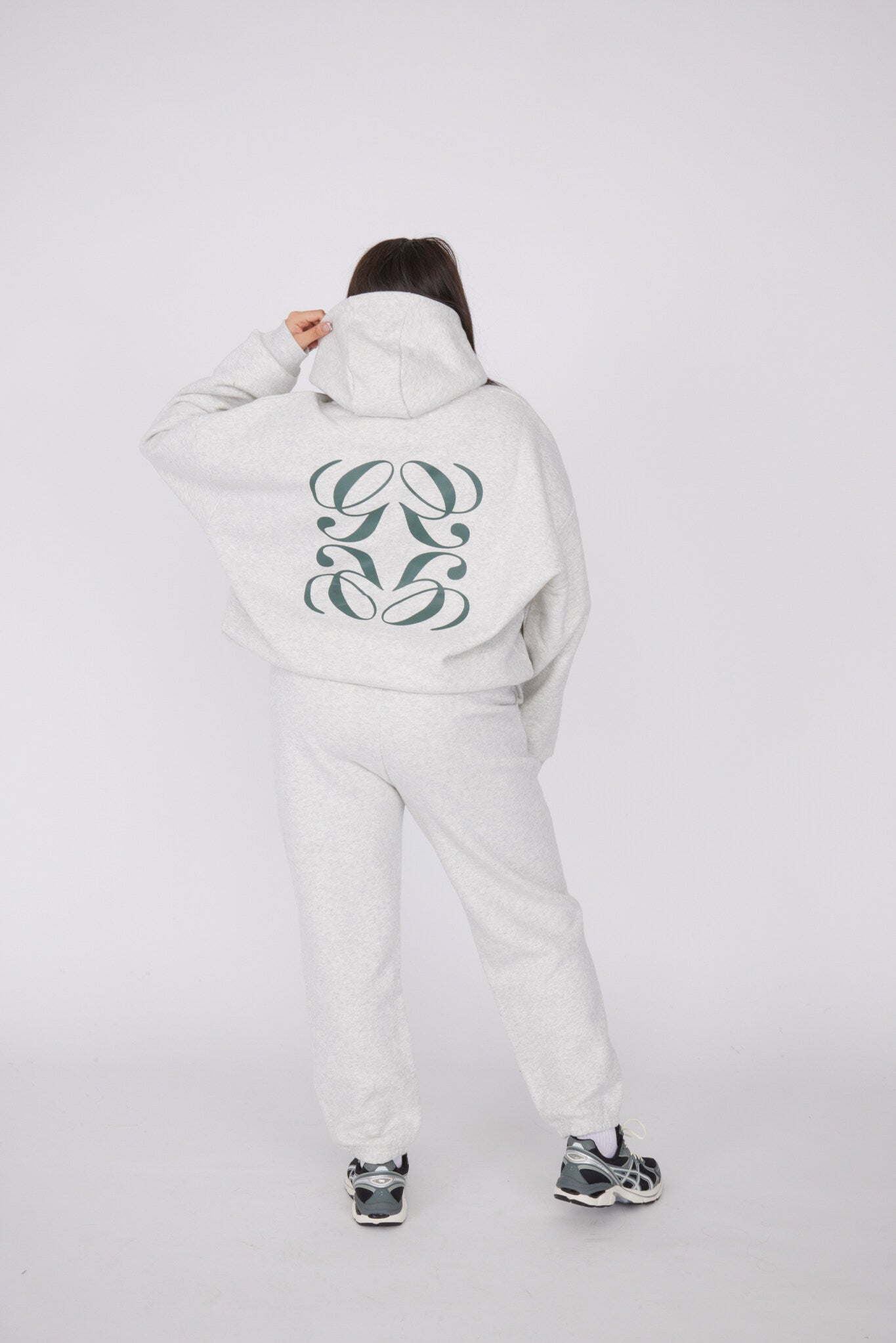 Signature Oversized Hoodie - Frost Marl